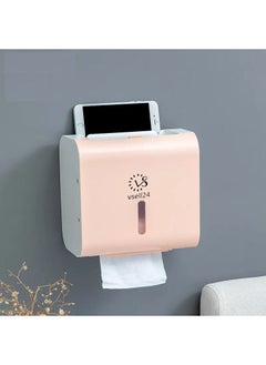 Wall Mounted Self Adhesive Waterproof Tissue Paper Dispenser Toilet Paper Napkin Holder Storage Box Pink - pzsku/ZF63B197F843C6239312FZ/45/_/1677576059/310882dd-679c-41ca-95ae-72308d8e1a6e