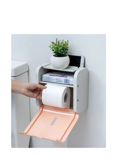 Wall Mounted Self Adhesive Waterproof Tissue Paper Dispenser Toilet Paper Napkin Holder Storage Box Pink - pzsku/ZF63B197F843C6239312FZ/45/_/1677576059/808cddf8-f4bb-4dc9-a703-c36ec0626f96