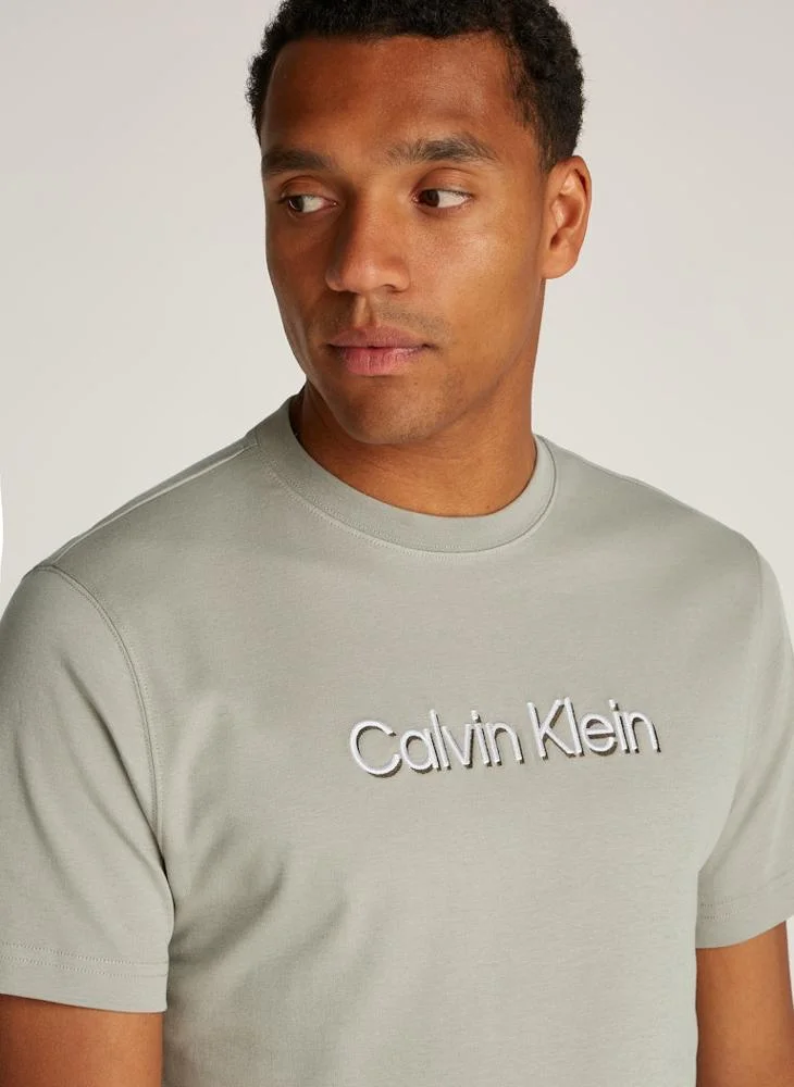 CALVIN KLEIN Logo Crew Neck T-Shirt