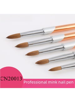Generic Rose Gold Carving Nail Art Pen Set 10# 