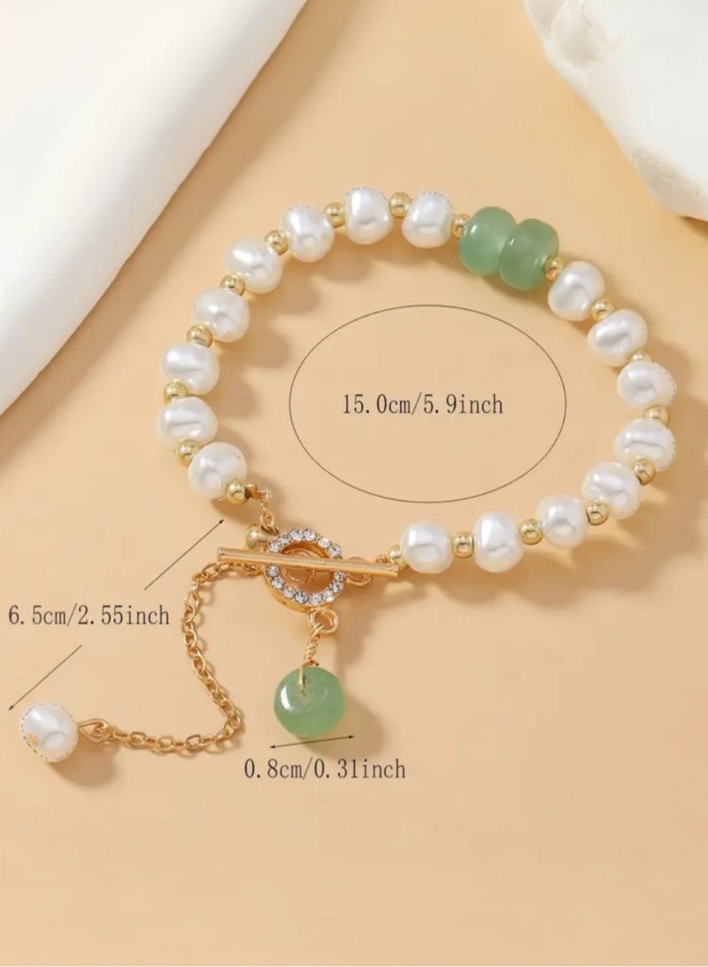 Casual collection Trendy & High Quality Pearl Bracelet For Women - Image 5