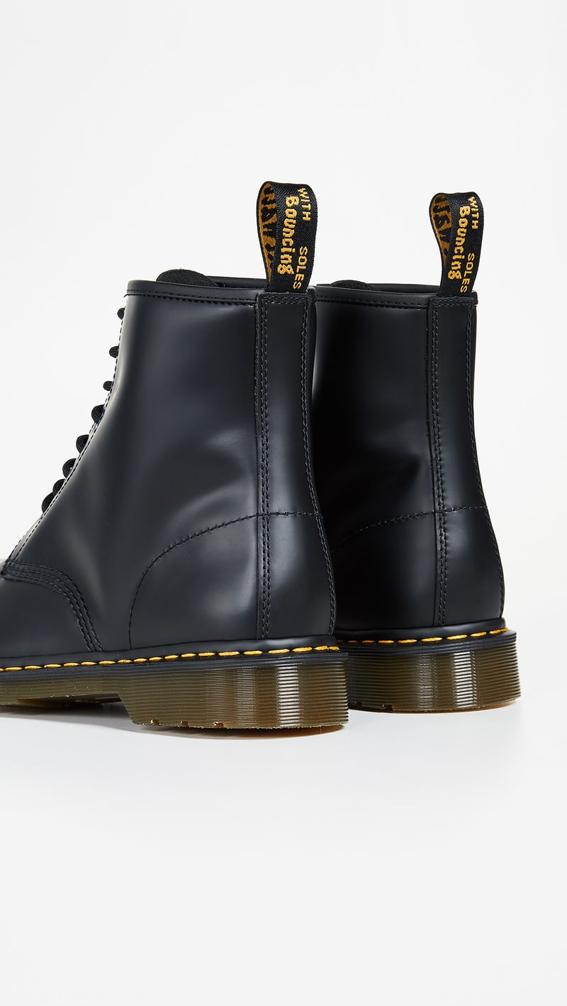 Dr Martens Dr. Martens 1460 Smooth Leather 8 Eye Boot, Black Smooth, 9 Women/8 Men - Image 5