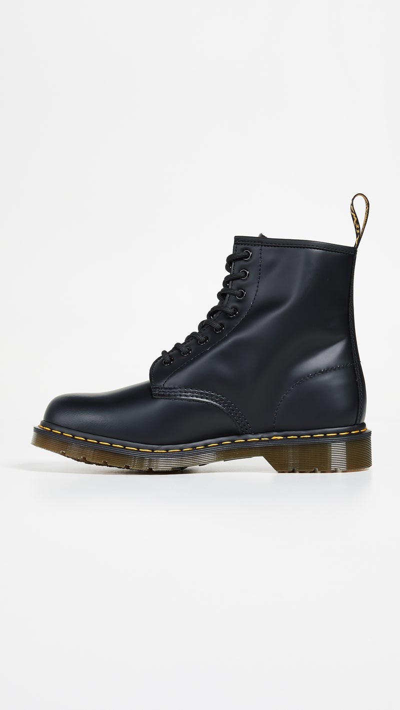 Dr Martens Dr. Martens 1460 Smooth Leather 8 Eye Boot, Black Smooth, 9 Women/8 Men - Image 3