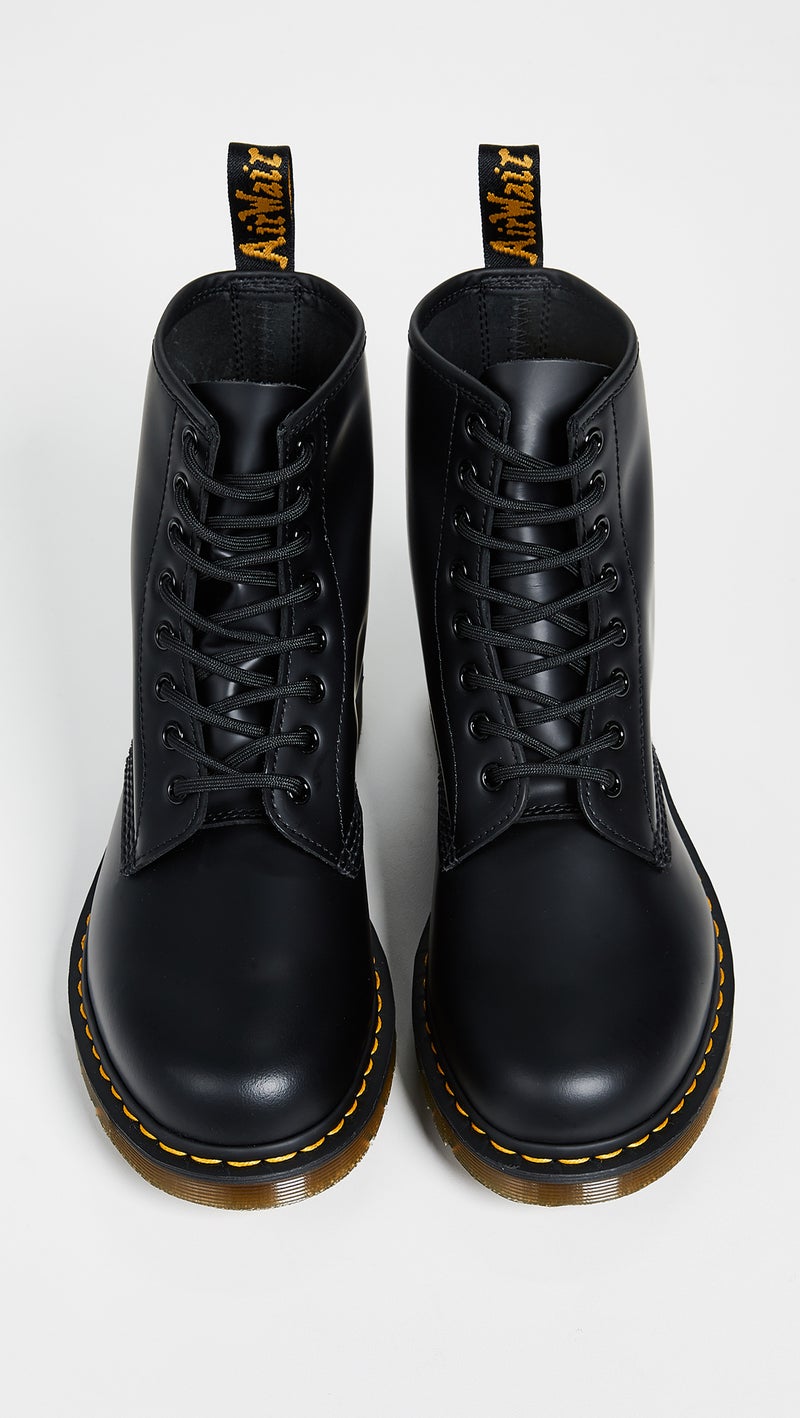 Dr Martens Dr. Martens 1460 Smooth Leather 8 Eye Boot, Black Smooth, 9 Women/8 Men - Image 4