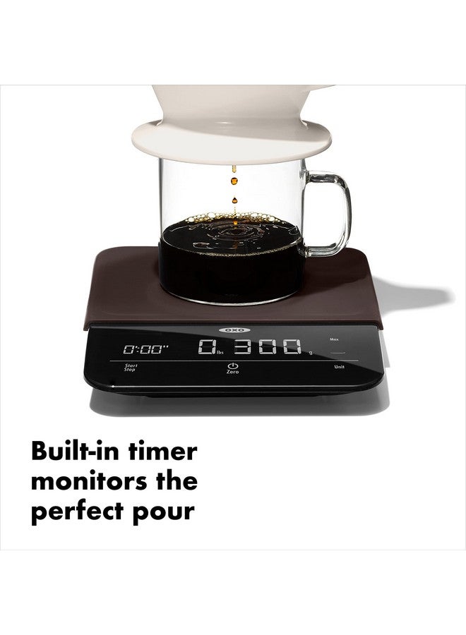 OXO BREW 6 Lb. Precision Coffee Scale with Timer, Black - Image 2