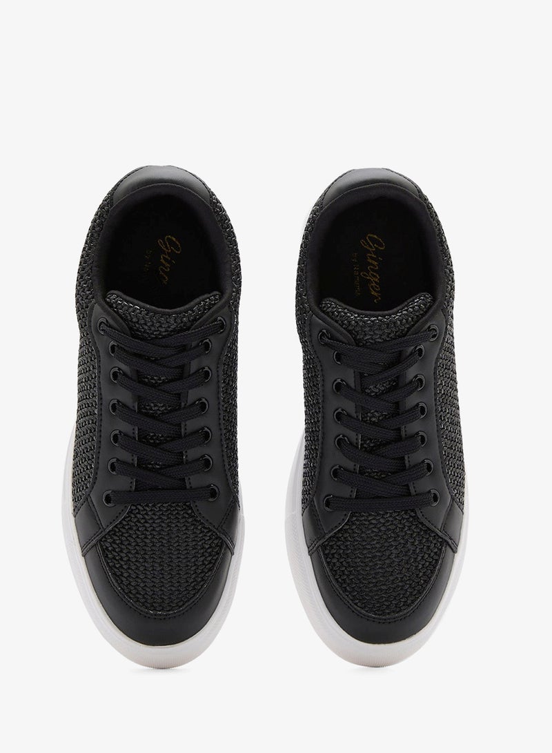 جينجر سنيكرز بنمط منسوج - Image 4