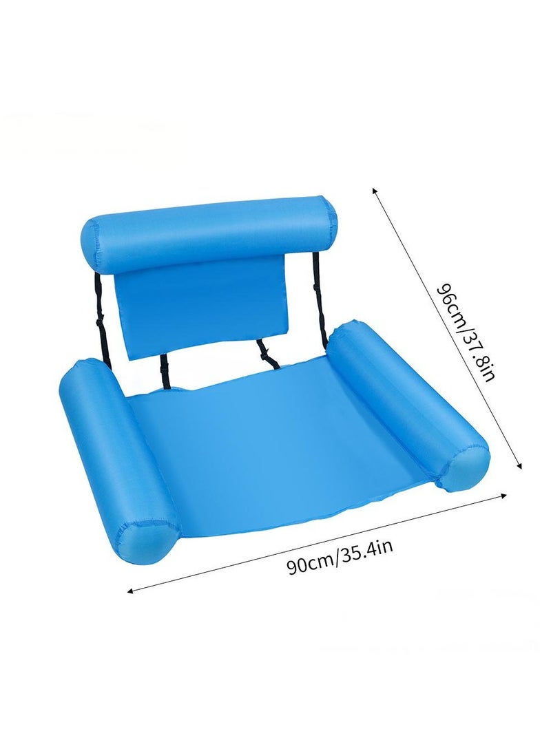Generic Inflatable floating swing with inflatable wheels, inflatable deck chair, water pool, pool party, holiday holiday, travel, sunbathing, inflatable lounger sofa, water sports toys - Image 1