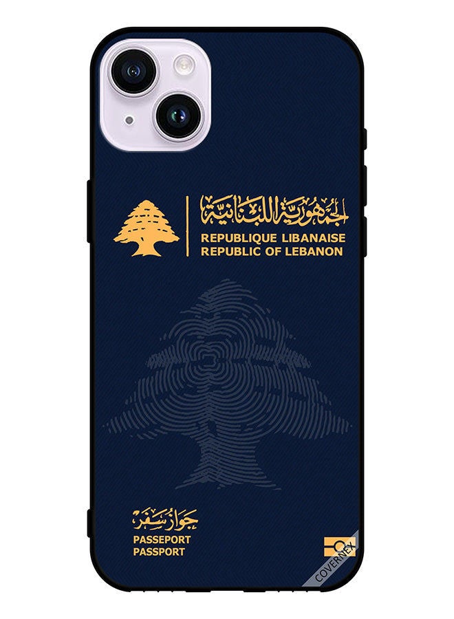 Covernex Protective Case Cover For Apple iPhone 14 Lebanon Passport - Image 1
