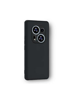 Plus Plus Protection Matte Finished Back Cover Case for Tecno Phantom X2 5G | Rubberized TPU | Slim Thin Soft Matte Flexible Matte Touch Shockproof - Matte Black  - Image 2