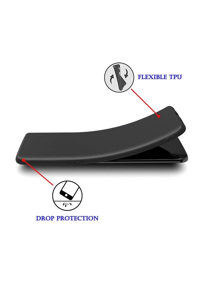Plus - Plus Protection Matte Finished Back Cover Case for Tecno Phantom X2 5G | Rubberized TPU | Slim Thin Soft Matte Flexible Matte Touch Shockproof - Matte Black - Image 1