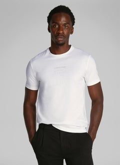 CALVIN KLEIN Raised Editorial Logo T-Shirt  - Image 1