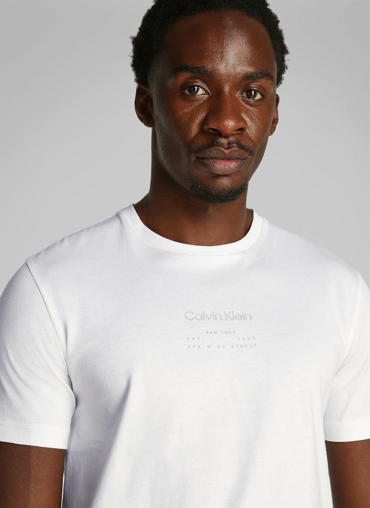 CALVIN KLEIN Raised Editorial Logo T-Shirt  - Image 3