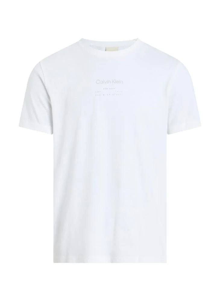 CALVIN KLEIN Raised Editorial Logo T-Shirt