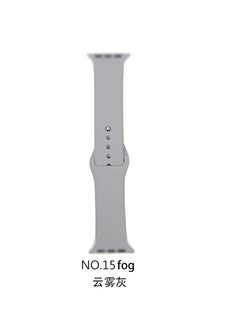 Generic Apple Watch Band 41mm 40mm 38mm Soft Silicone Sport Band Replacement Wrist Strap Compatible for iWatch Apple Watch Series 7/SE/6/5/4/3/2/1,Nike+,Sport,Edition  - Image 2