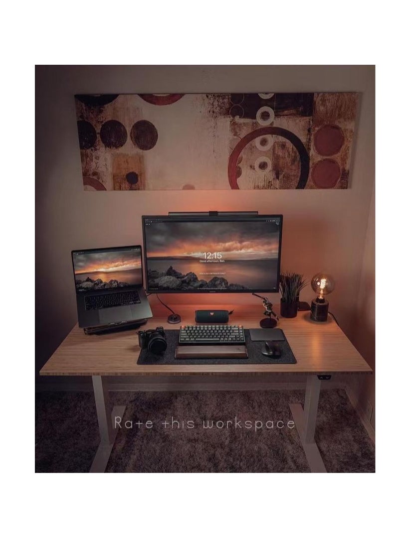 BESSGROUP - Universal laptop monitor stand, one screen, one drag, multifunctional computer display stand, adjustable and rotatable display stand, 13-32 inch laptop 17 inch (5kg) stand, maximum weight capacity 13kg - Image 1