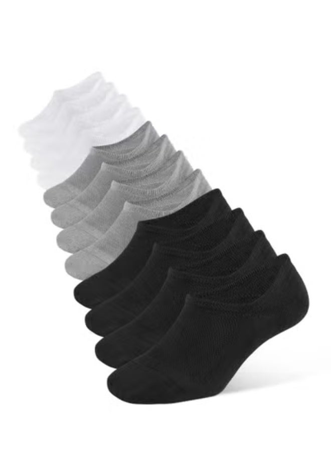 fantasize No Show Low Cut Socks for Mens Casual Sports Athletic Ankle Anti-Slip Socks, Invisible Casual Ankle Socks, Men Short Socks Casual Socks (6 Pairs) - Image 2