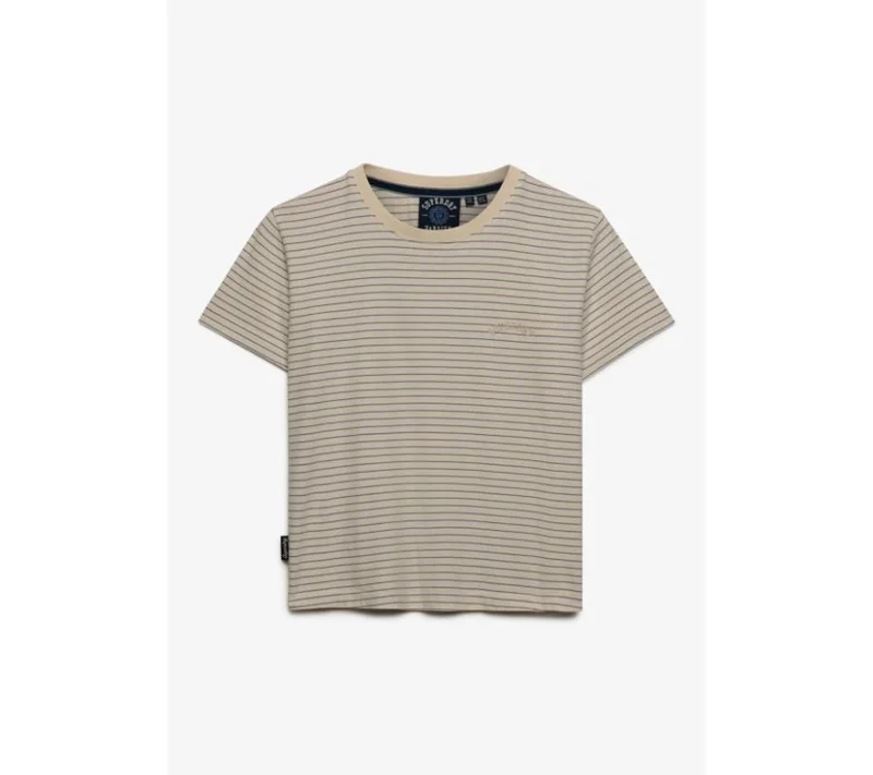 Superdry Essential Logo Striped Fitted T-Shirt