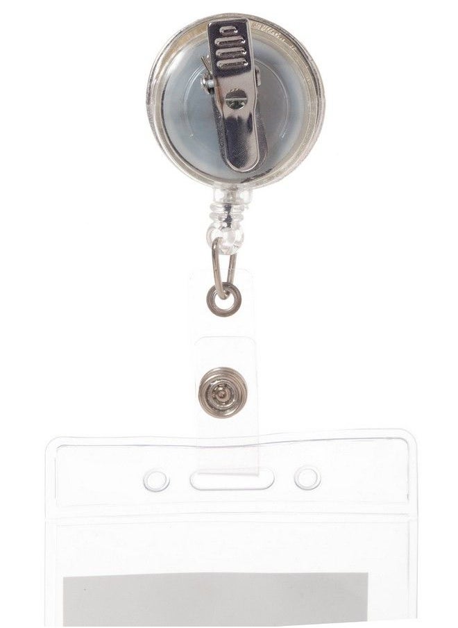 Artisan Owl بكرة شارة هوية قابلة للسحب مع مشبك على شكل معطف الطبيب للأطباء والعاملين في المجال الطبي  - Image 5