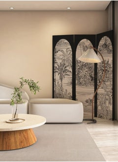 Merry Moments Room Divider Stunning Screen Hinged Panels 3 Panel Foldable Panel Screen Movable Partition Privacy Separator Wall Furniture Indoor Bedroom Double Sided Print Office Size: H180cm x W120 cm  - Image 3
