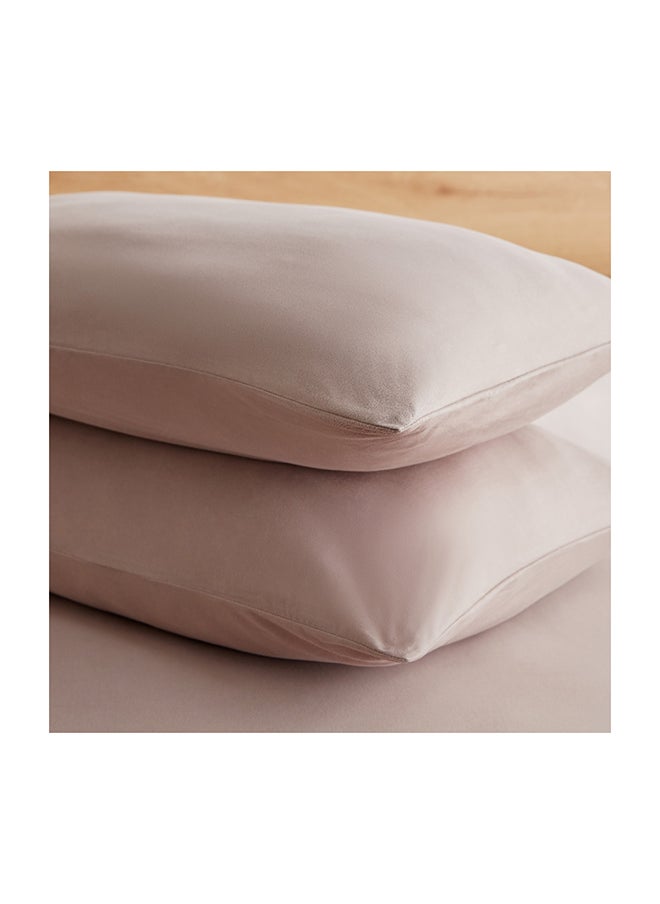 Home Box طقم ملايات وسائد ميكرو جيرسي فيرم 2 قطعة 75 × 50 سم  - Image 5