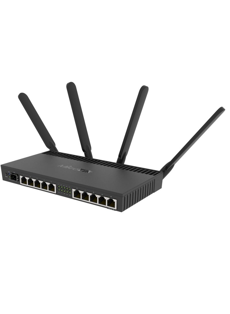 Mikrotik Routerboard 4011iGS+5HacQ2HnD With Desktop Case (RouterOS L5) Black - Image 2