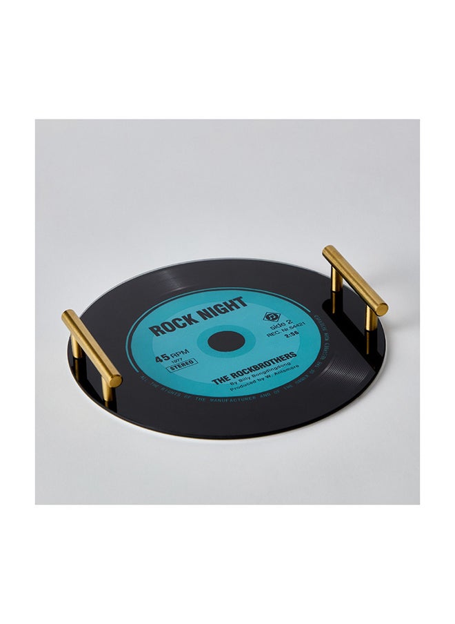 Home Box Fero Glass Tray with 2 Metal Handles 50 x 25 x 3.5 cm  - Image 4