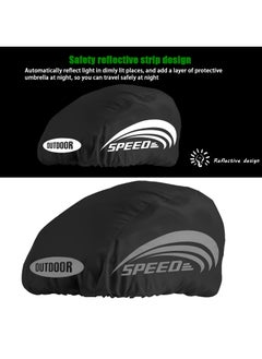 KASTWAVE Bike Helmet Cover, 2 Packs Waterproof High Visibility Reflective Bike Helmet Cover Bicycle Helmet Rain Cover with Reflective Strip  - Image 5