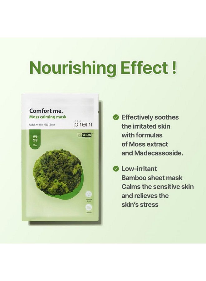 مايك:ريم اجعل P:Rem يريحني. قناع الوجه الكوري المهدئ من الطحلب، قناع الوجه الكوري المهدئ والمرطب من Ewg Green، قناع الوجه النباتي 28 مل، 0.94 أونصة سائلة. × 10 إي - Image 4