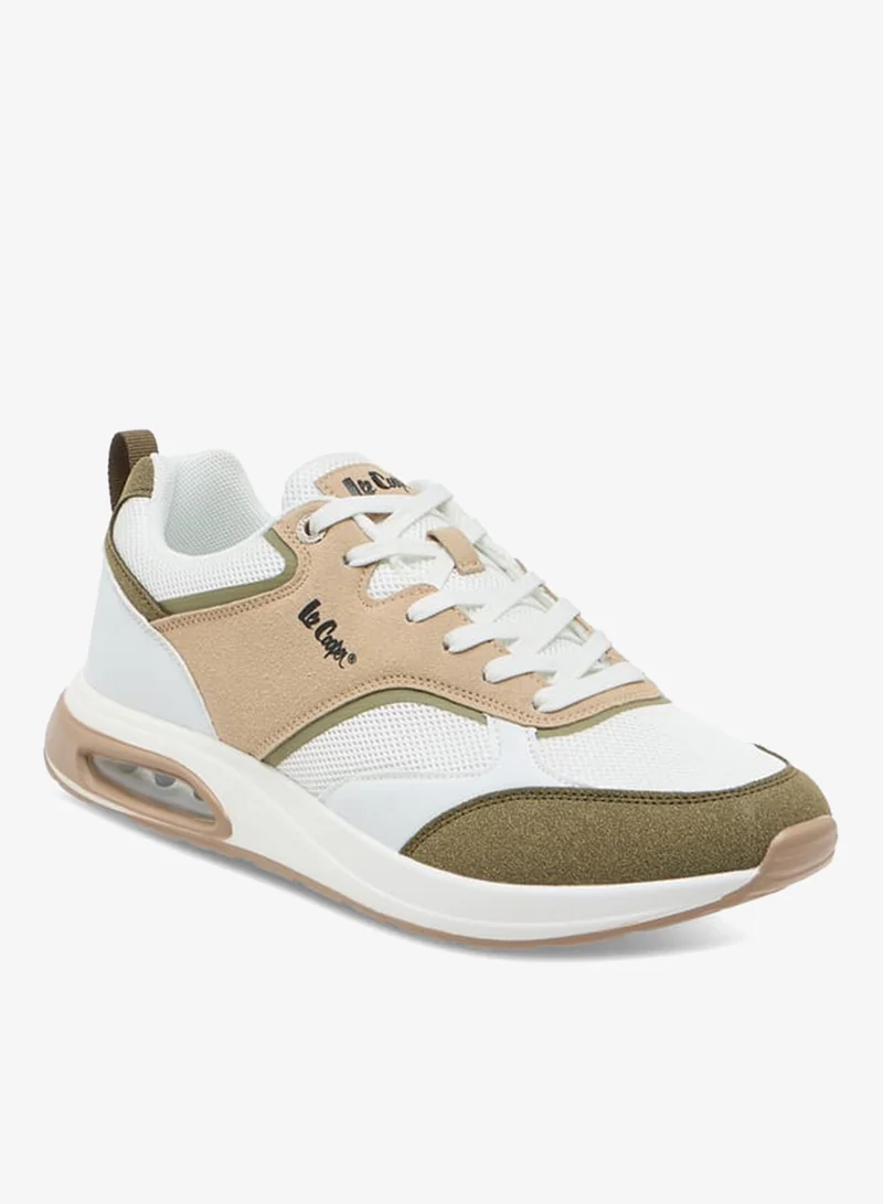 Lee Cooper Men's Panelled Lace-Up Sneakers