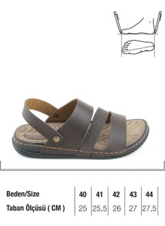 Gezer Summer Men's Artificial Leather Comfortable Sole Sandals Slippers  - Image 2