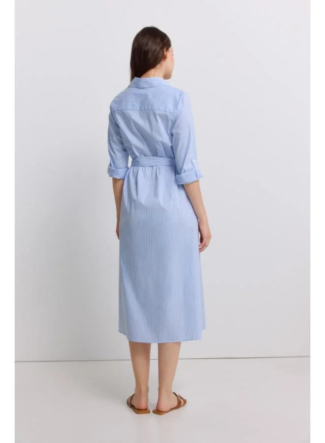 Springfield  Striped shirt dress for Women | Best Price UAE