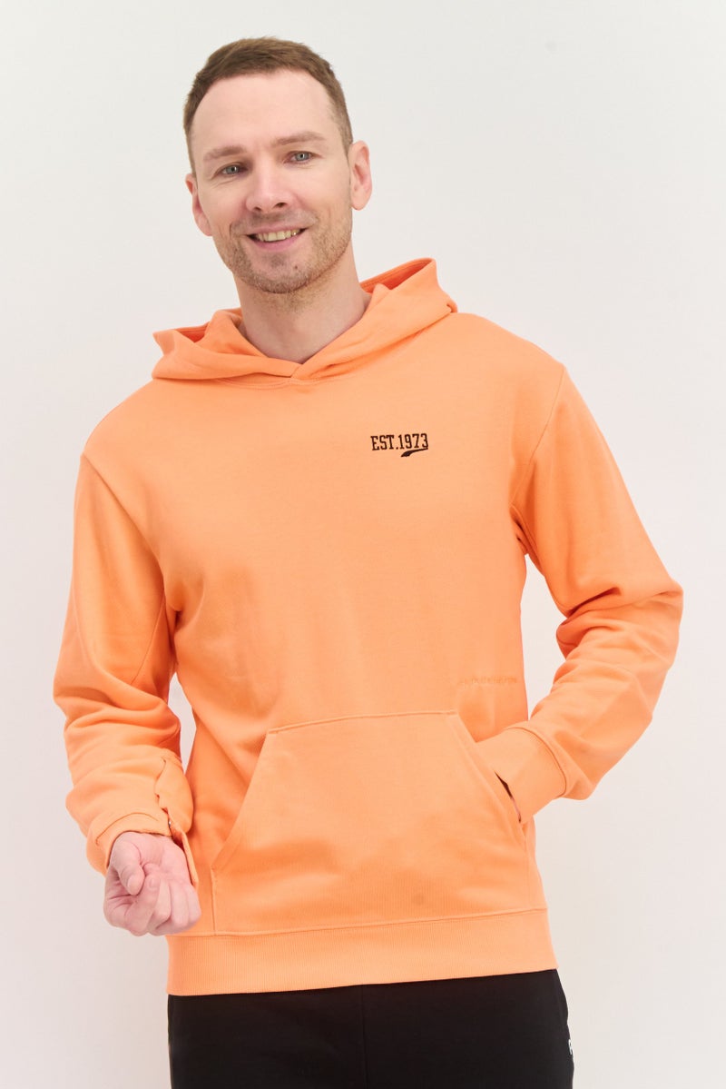PUMA Men Sportswear Fit Long Sleeves Outdoor Sweatshirt, Orange - Image 1