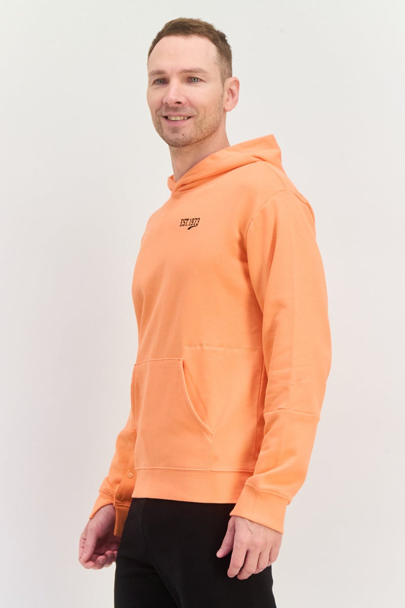 PUMA Men Sportswear Fit Long Sleeves Outdoor Sweatshirt, Orange - Image 3