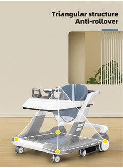 3-In-1 Baby Walker, Anti-Rollover Pram Stroller, Walk Play Meal Chair With Adjustable Height, Speed, Mute Wheels - pzsku/ZF63CBD463D84CC09C095Z/45/_/1723113155/12295b6f-ca4e-45ed-90ae-63b5a8d2ca73