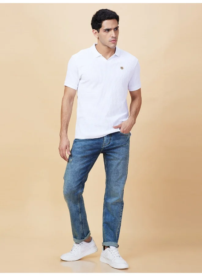 بيينغ هيومان Mens Mid Tone Slim Fit Denims