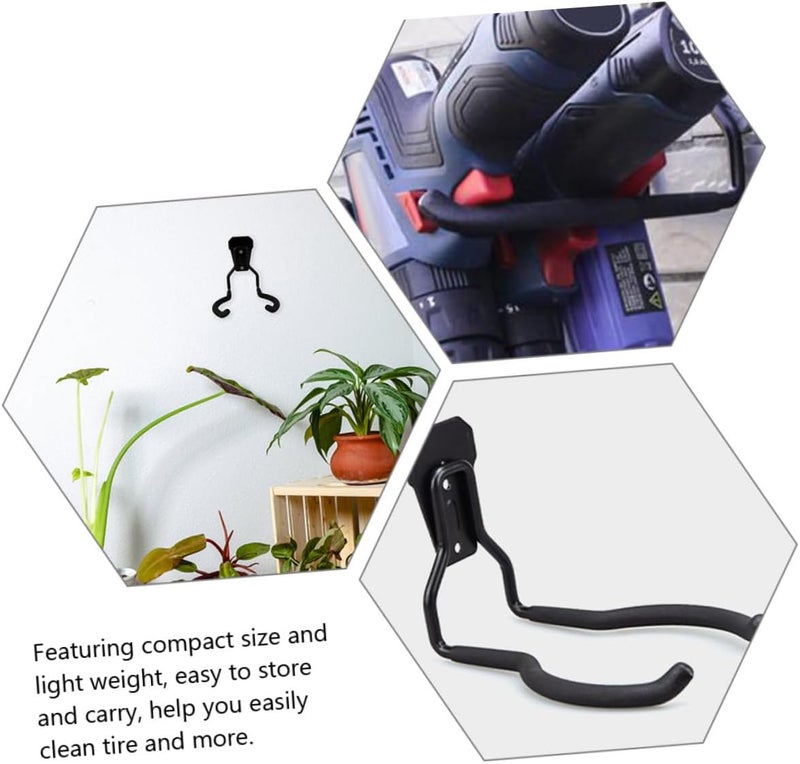 Heavy Duty Garage Hooks for Organizing Power Tools Wall Mount Hanger Installation Kit Construction for Home and Garden Storage - Image 3