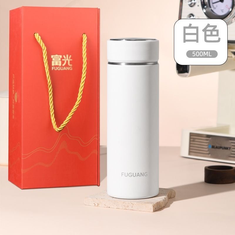 FUGUANG Men's Insulated Water Bottle with Tea Filter, 316 Stainless Steel, Large Capacity, Perfect for Dad - Image 1
