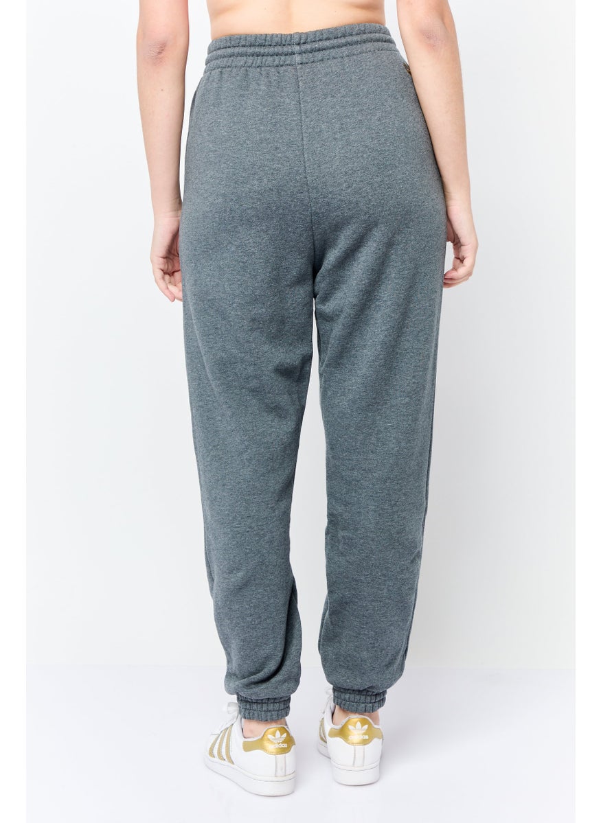 adidas Originals Women Sportswear Fit Drawstring Outdoor Sweatpants, Grey  - Image 3