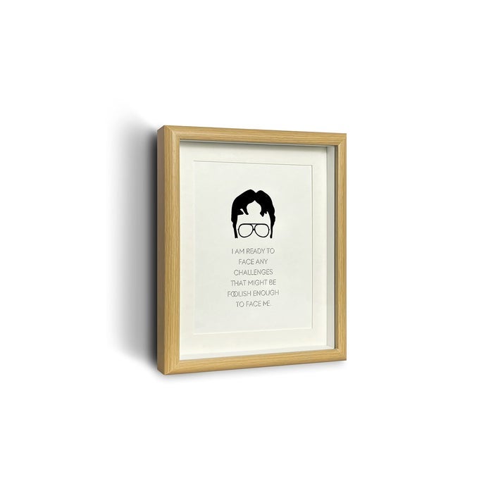 The Office Merchandise Motivational Photo Frame Wall Art The Office Quote Poster for Coworker Friend or The Office TV Show Fans 8 X 10