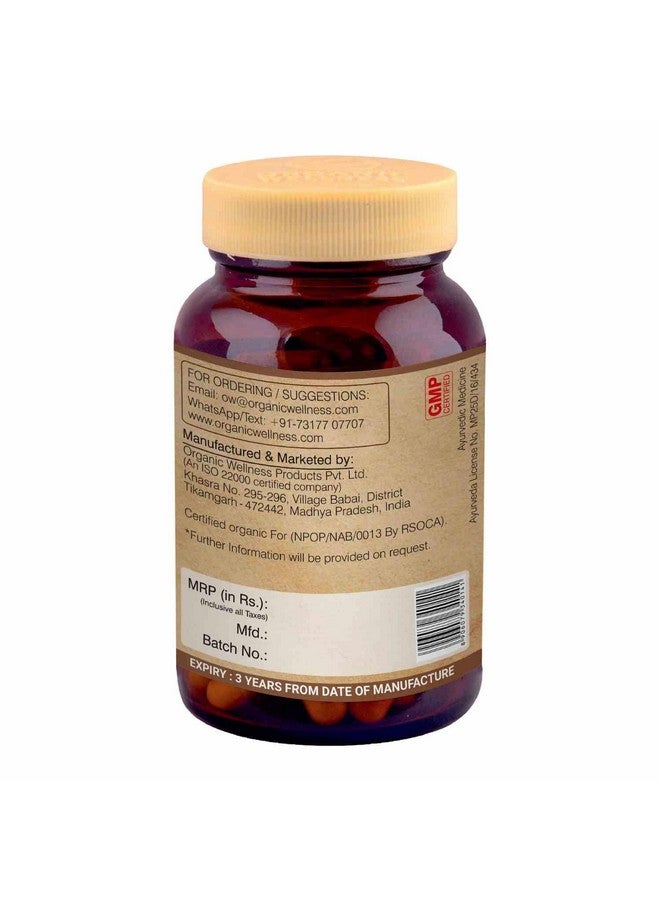 Organic Wellness Natural Liv Fit Supplement Liver Detox Ayurvedic Medicine For Purify Liver Cells & Helps With Fatty Liver (60 N Veg Capsules)  - Image 3