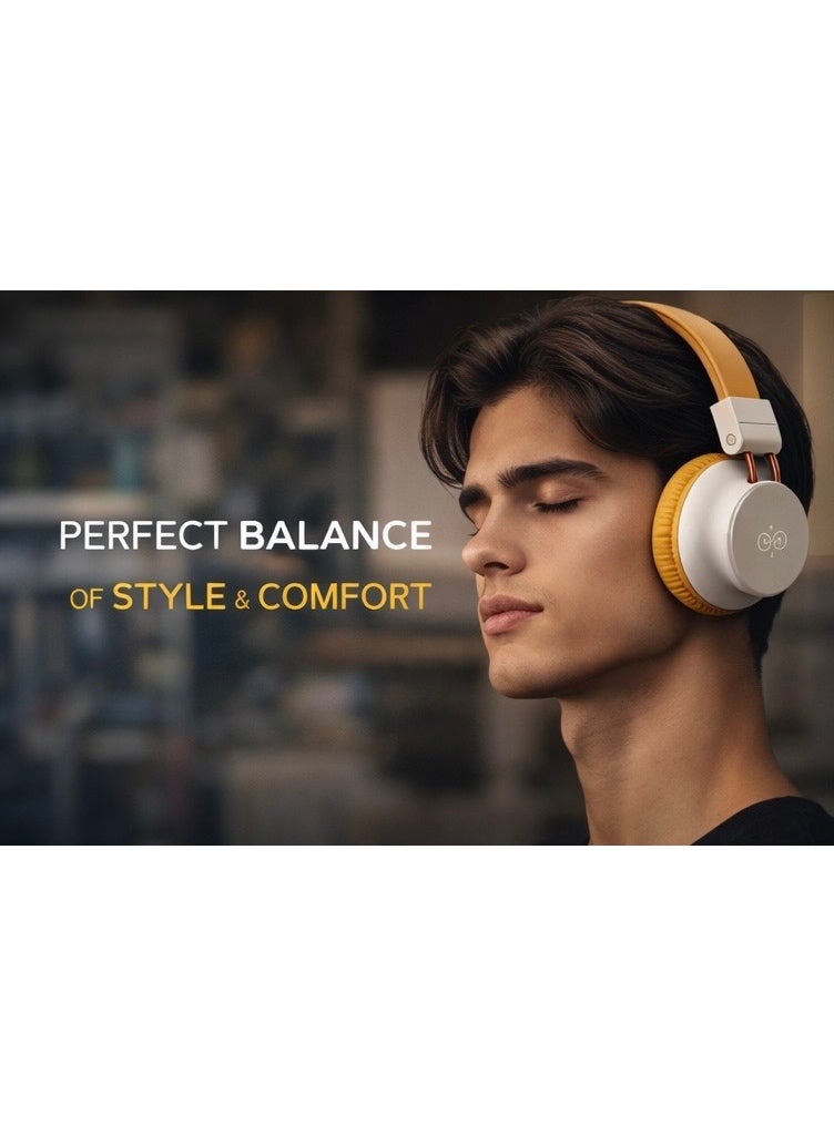 Engage HS E30 Wireless Over-Ear Headphones – Bluetooth 6.0, 60H Playtime, Deep Bass, Fast Charging, USB-C, Low Latency Mode – Premium Comfort Design - Image 3