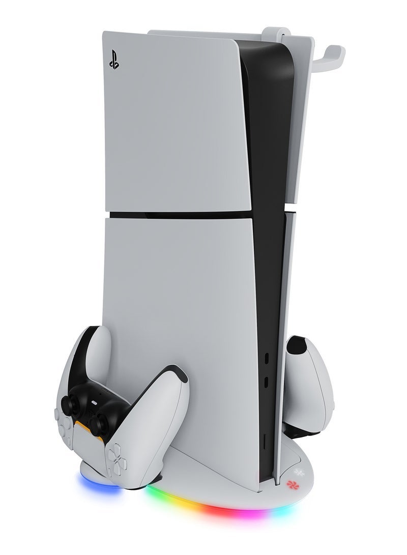 general ps5 slim game controller holder dual charging ps5slim cooling base - Image 1