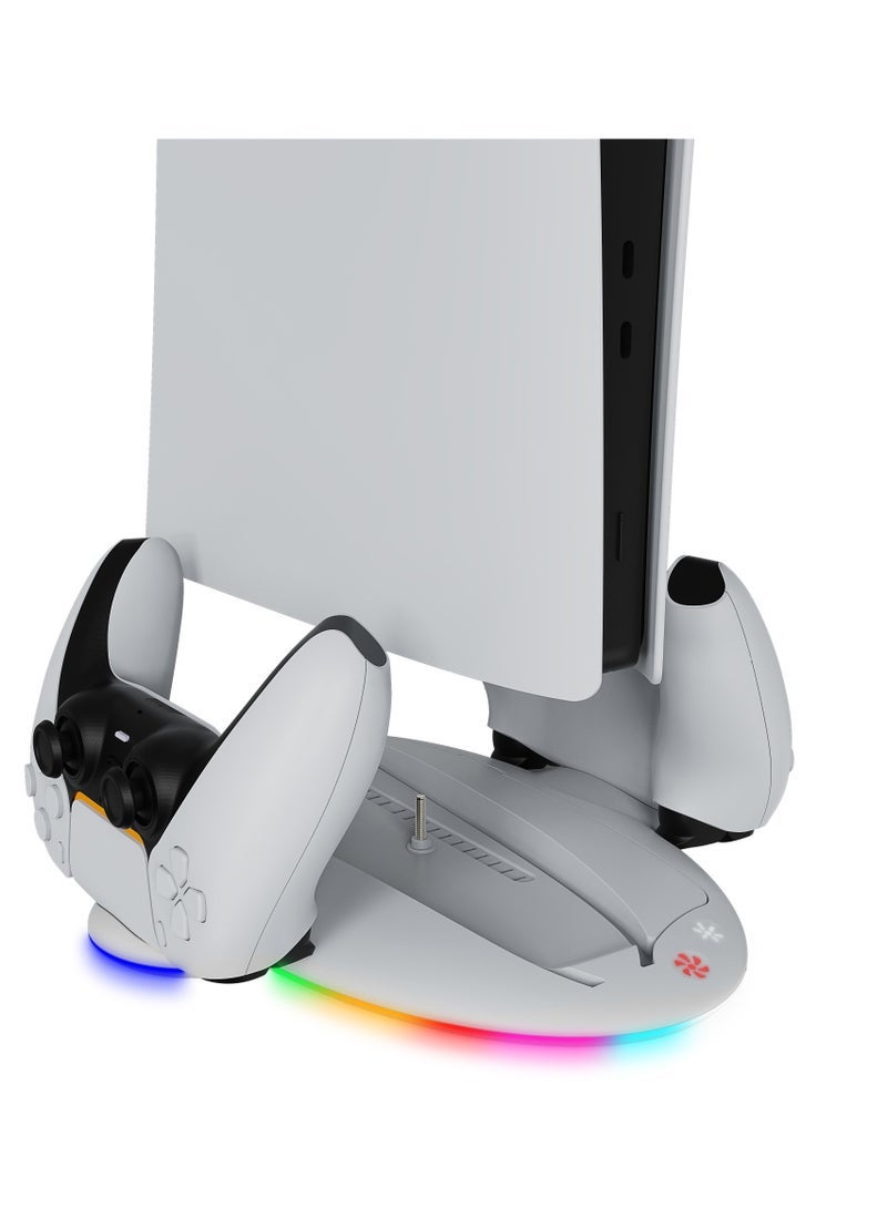 general ps5 slim game controller holder dual charging ps5slim cooling base - Image 3