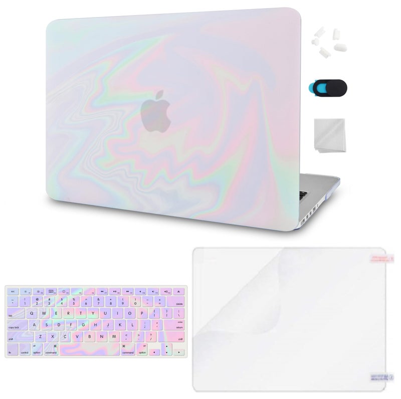 KECC Compatible with MacBook Pro 13 inch Case 20202025 20162019 Release M2 M1 A2338 A2289 A2251 A2159 A1989 A1706 A1708 Plastic Hard Shell Keyboard Cover Screen Protector Pink Fantasy
