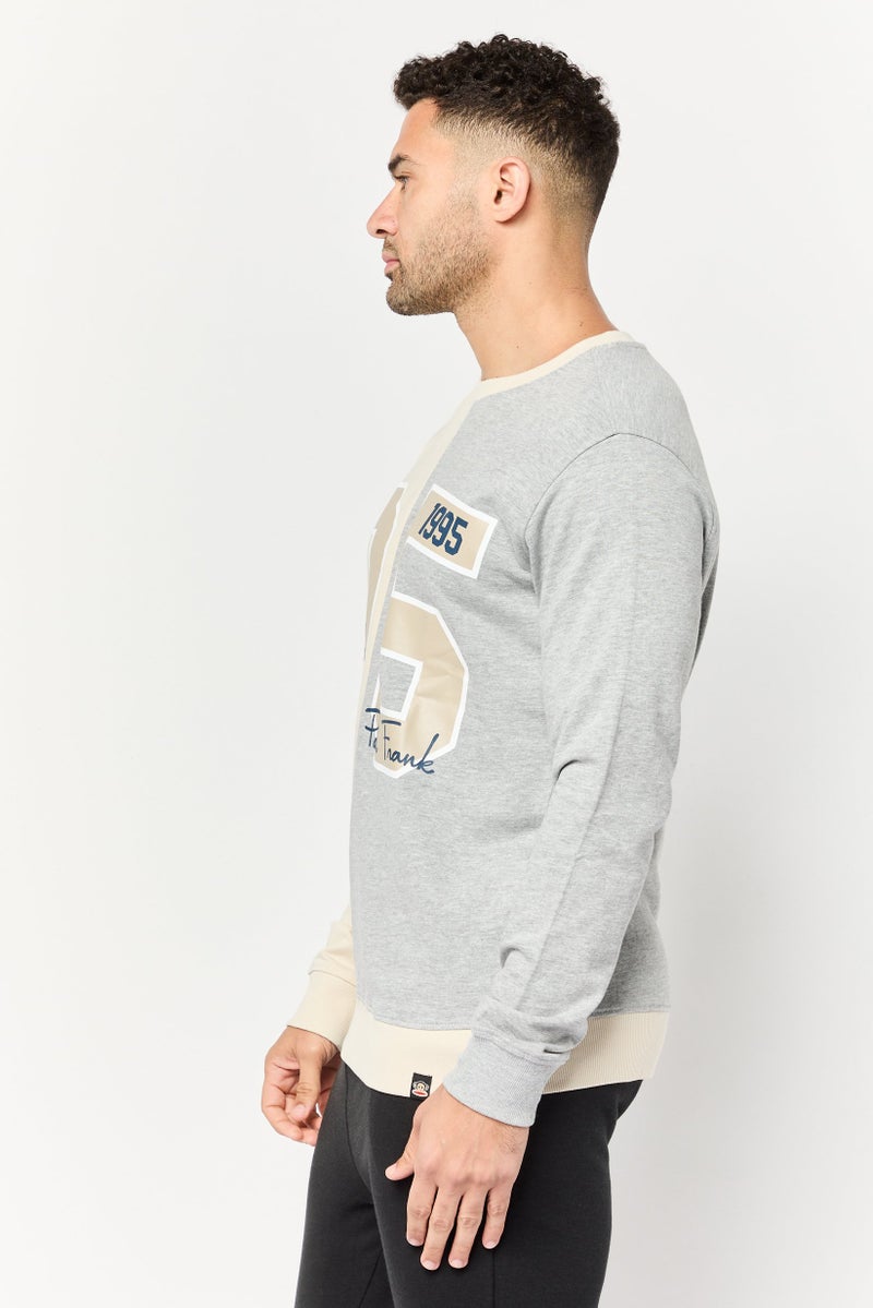 Paul Frank Men Crew Neck Graphic Print Long Sleeve Sweatshirt, Multicolor - Image 3
