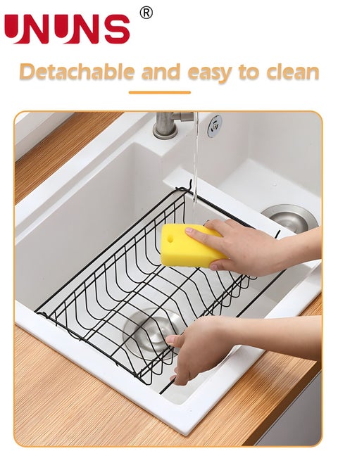 Manatees-Dish Rack 2 Tier, Dish Drainer Rack With Drip Tray,Dish Drying