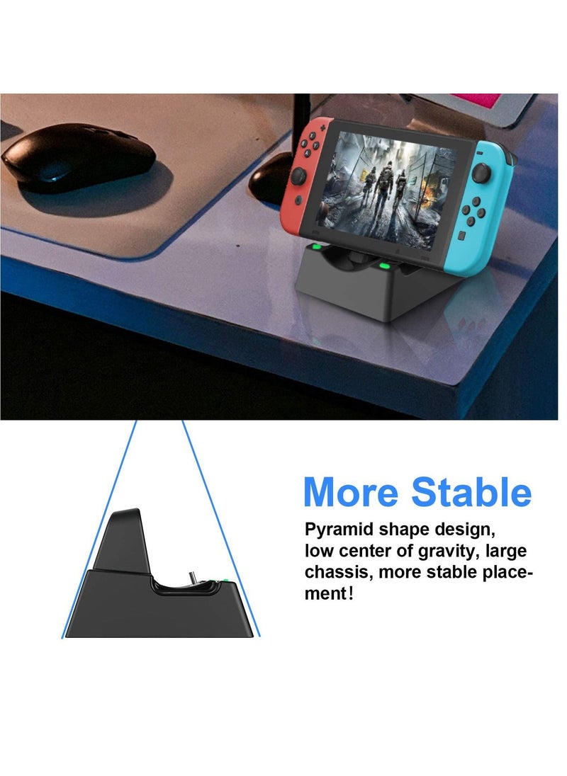 SYOSI - Charging Dock Compatible With Nintendo Switch Oled Model Charger Station for Pro Controller Pro Handle Charger for Nintendo Switch Charger for Switch Joy con Charger - Image 1