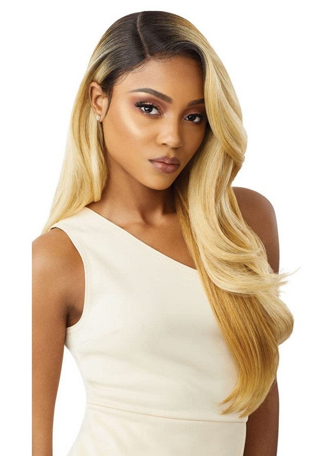 Outre Premium Swiss Lace Front Wig Melted Hairline Catalina Eartoear Soft Lace Preattached Elastic Band (1B) - Image 3