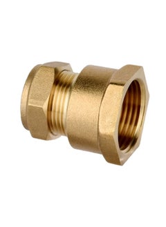 Brass Compression Fitting 28MM - Male to Female Pipe Connector - Leak-Proof Design for Plumbing Applications