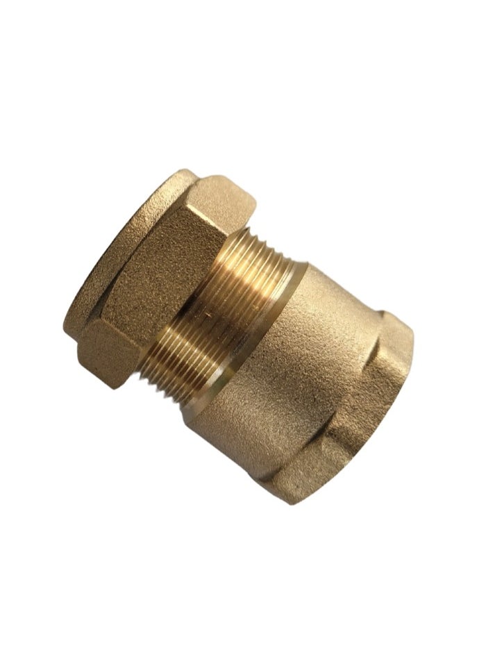 Generic - Brass Compression Fitting 28MM - Male to Female Pipe Connector - Leak-Proof Design for Plumbing Applications - Image 1
